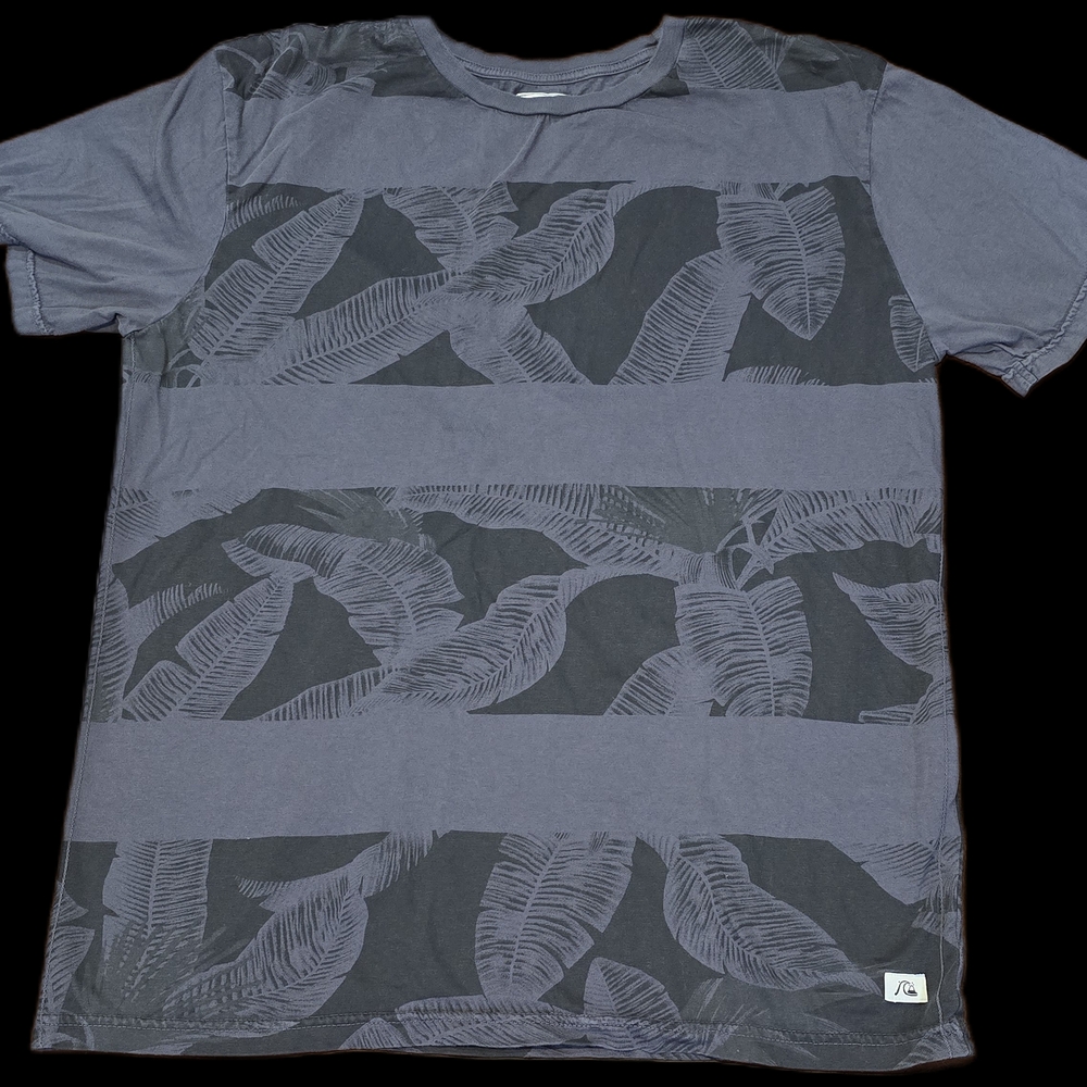 Quiksilver  Men's S, Floral Print T-shirt: Surfwear, Streetwear, Skater, Y2K
